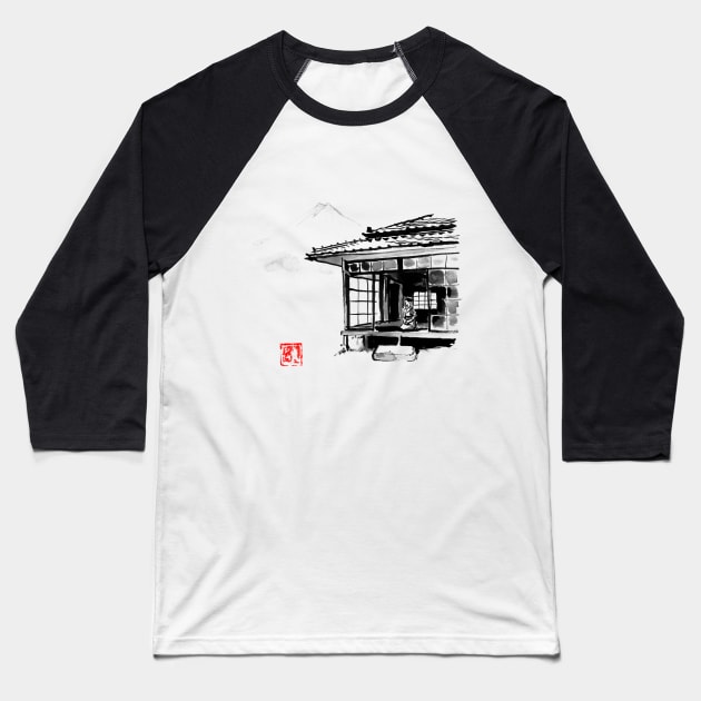 libing at fuji Baseball T-Shirt by pechane